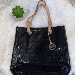 Michael Kors Black Jet set Tall tote/shoulder bag